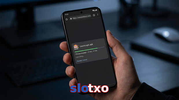 Main screen of Slotxo apk page for PK players