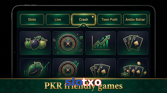 Game list for Slotxo games section