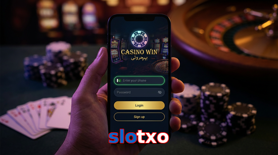 Main screen of Slotxo login page for PK players